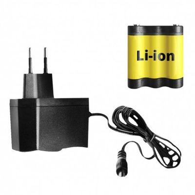 Зарядное устройство + литий ионный аккумулятор 2600mAh/12V для ADA 6D SERVOLINER GREEN (версия 2020 года)