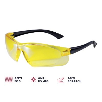 Очки защитные желтые ADA VISOR CONTRAST