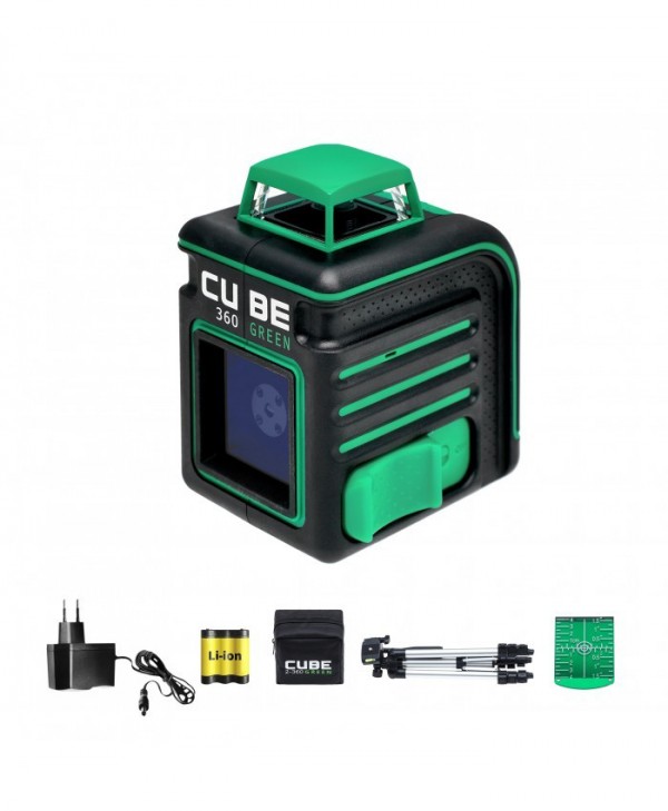 Лазерный уровень ADA CUBE 360 Green Professional Edition