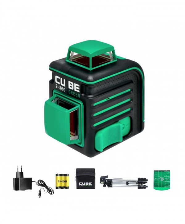 Лазерный уровень ADA CUBE 2-360 Green Professional Edition