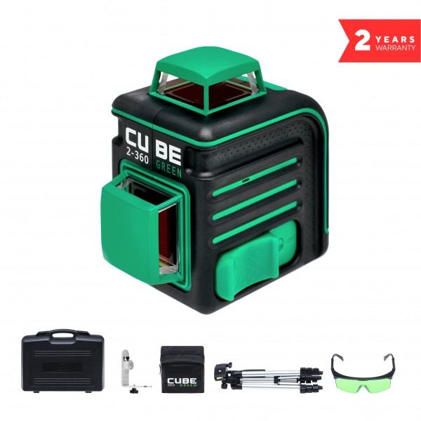 Лазерный уровень ADA CUBE 2-360 Green Ultimate Edition